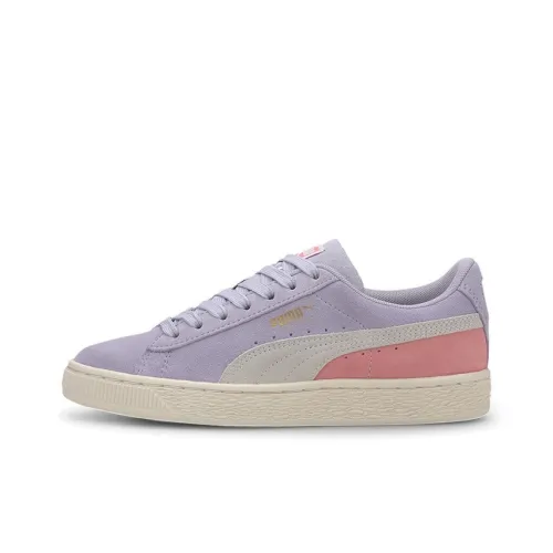 PUMA Suede Series Детские Скейтбординги Низкий Топ Школьный возраст