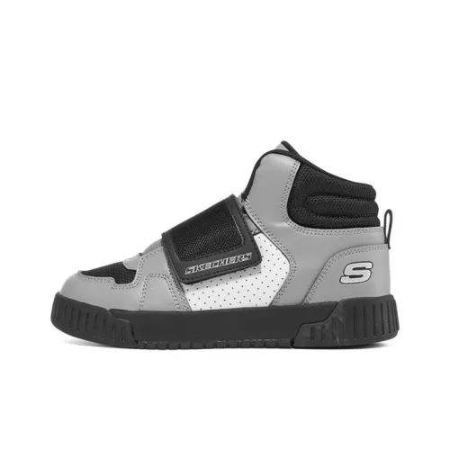 Skechers Adapters High Топ Детские Скейтбординги Серый Черный Подростки
