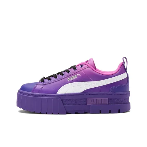 PUMA Mayze Low Топ Детские Скейтбординги Розово-фиолетовый Подростки