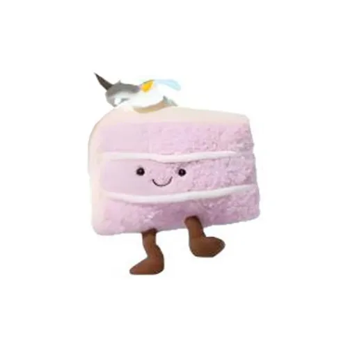 JELLYCAT Fun Food Collection Магнолия Таро Торт Куклы Плюшевая кукла Трумпеты Высокая