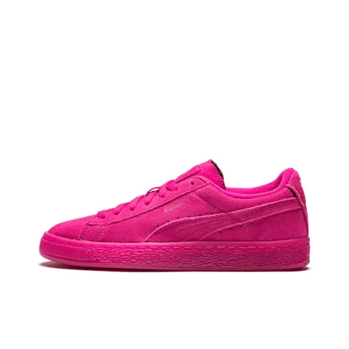 PUMA Suede Series Детские Скейтбординги Низкий Топ Школьный возраст