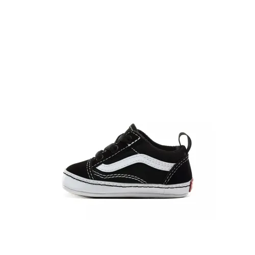 VANS Old Skool Collection Низкие кеды для малышей Черный Белый Infant и Toddler