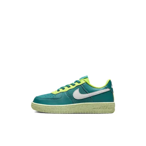 Nike Air Force 1 Crater Next Nature Low Топ Детские Скейтбординги Серо-зеленый Children Возраст 3-7 лет