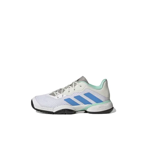 Adidas Barricade Tennis K Low Топ Детские Тренировочные Кроссовки Белый Синий Малыш