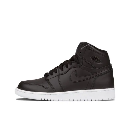 Jordan Air Jordan 1 Детские баскетбольные кроссовки Высокие Топы для школьного возраста