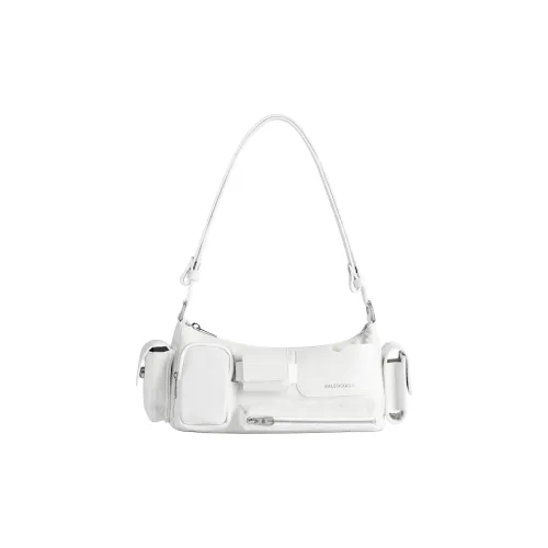 Balenciaga Sheepskin Bag Shoulder Bag Crossbody Standard Women's White