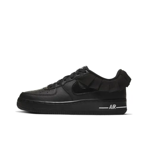 Nike Air FORCE 1 LV8 'Рюш' Низкий Топ Детские Скейтбординги Черный Подростки