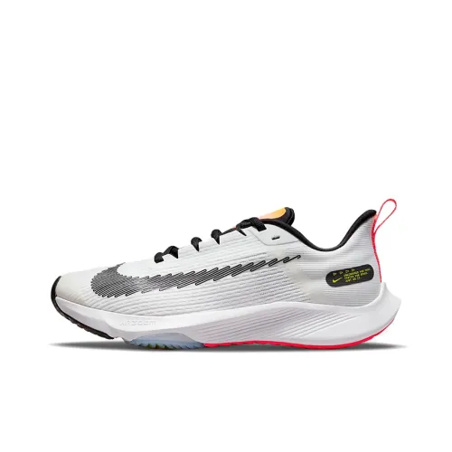 Nike Zoom Speed 2 Амортизация Устойчивый к истиранию Дышащий Низкий Верх Детская Беговая Обувь Белый Черный Розовый