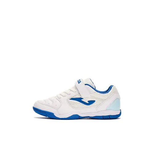 Joma Slip-Resistant и Abrasion-Resistant Покрытие Низкий Топ Детская Футбольная Обувь Белый Синий Малыш
