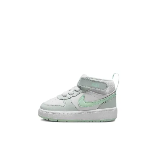 Nike MID 2 Slip Resistant Abrasion Resistant MID Топ Скейтборд Кроссовки Мятно-зеленый Infant And Toddler