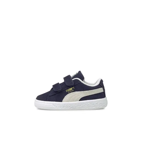 PUMA Suede Series Classic XXI Low Топ Обувь для малышей Сине-белый Infant And Toddler
