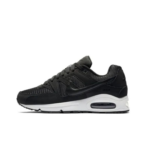 Nike Air Max Command Детская беговая обувь Низкий топ Черный Белый Унисекс