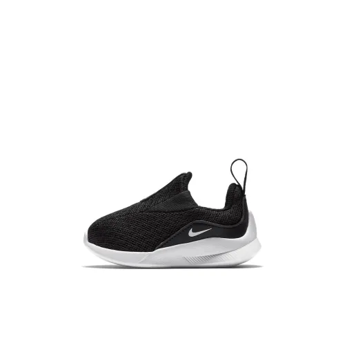 Nike Viale Slip-resistant Shock Absorbers Низкий топ Обувь для малышей Черный белый Infant и Toddler