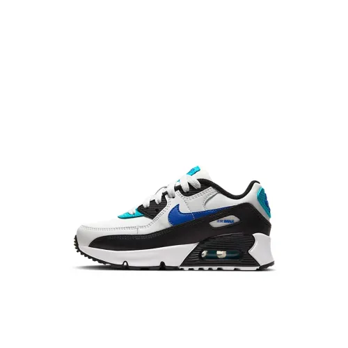 Nike Air Max 90 Kids Lifestyle Shoes Белый Черный Синий Дети Возраст 3-7 лет