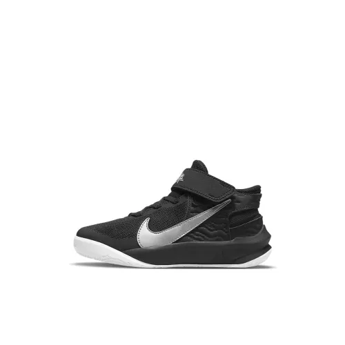 Nike Team Hustle D 10 Детские баскетбольные кроссовки MID Топ Пре-школа