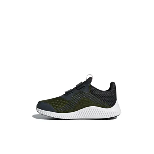 Adidas Fortarun Cool CF K Wide Breathable Low Top Детская беговая обувь Черный Желтый Детский