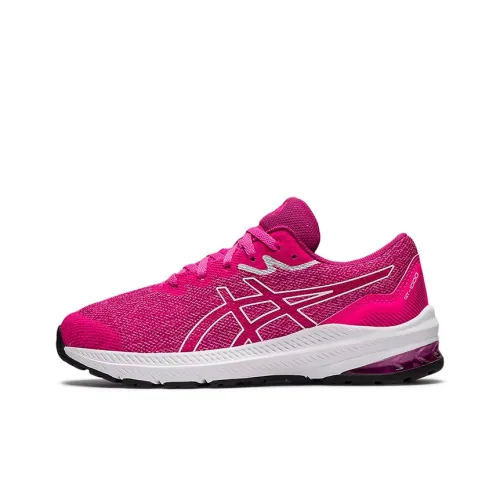 Asics GT 1000 11 Устойчивый к истиранию Низкий Топ Детская Беговая Обувь Фуксия Подростки