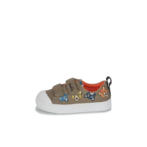 Clarks Малыш Обувь Низкий Верх Хаки Малыш