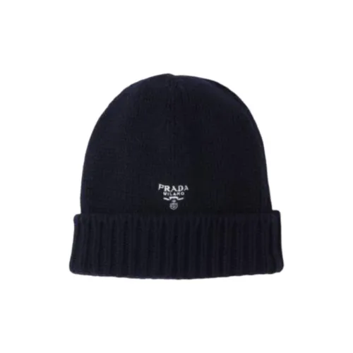 PRADA Кашемир Шапки-бини Унисекс Морской синий