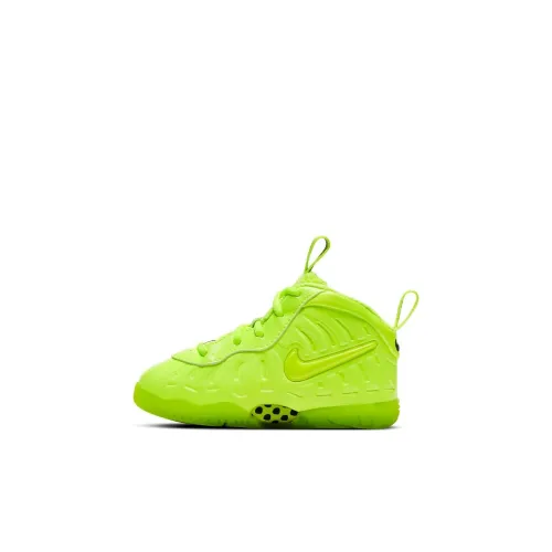 Nike Foamposite Pro Амортизаторы Шок-абсорбирующие Противоскользящие Устойчивые к истиранию MID Топ Обувь для малышей Младенцы и малыши