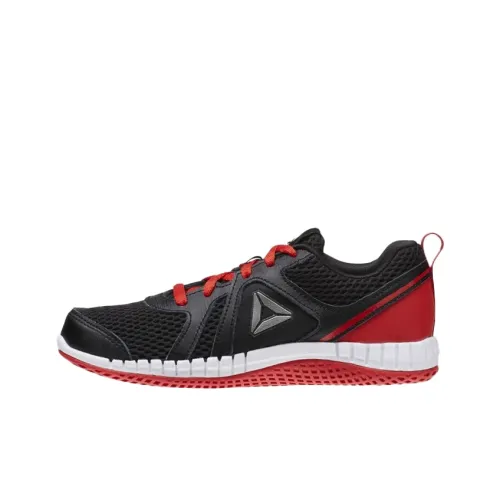 Reebok С принтом Детская беговая обувь Низкий топ Школьный возраст