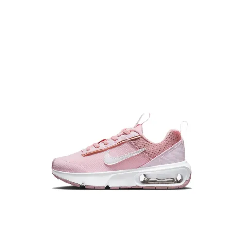 Nike Air Max INTRLK Лайт Амортизация Износостойкий Низкий Топ Спортивная Повседневная Обувь Розовая Для Детей Возрастом 3-7 Лет