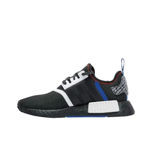 Adidas Originals NMD_R1 J противоскользящие амортизаторы низкие топы детские повседневные обувь черный белый синий