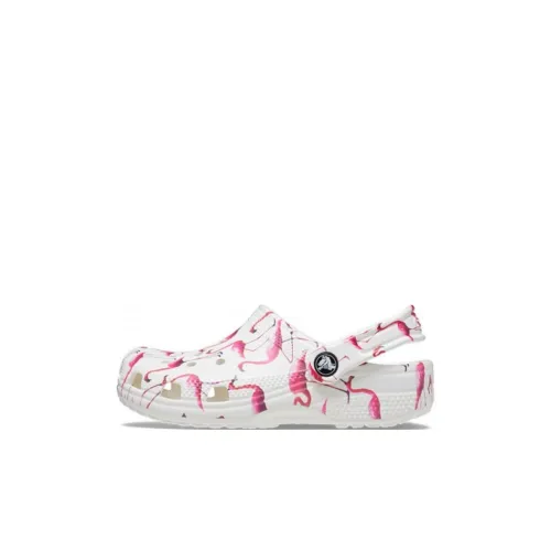 Crocs противоскользящие устойчивые к истиранию детские сандалии белый розовый детский