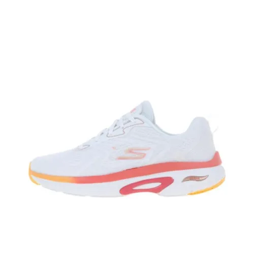 Skechers Go Run Arch Fit Амортизация Износостойкий Низкий Топ Беговые кроссовки Женские Белые