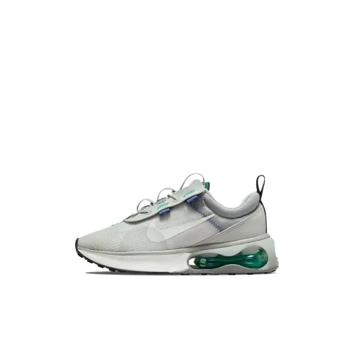 Nike Air Max 2021 Детские повседневные кроссовки Серый Зеленый Перерабатываемый материал Для детей 3-7 лет