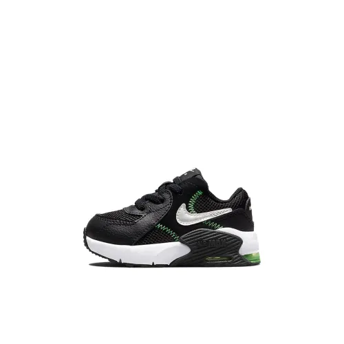 Nike Air Max Excee Low Топ Обувь для малышей Черный Белый Зеленый Infant And Toddler