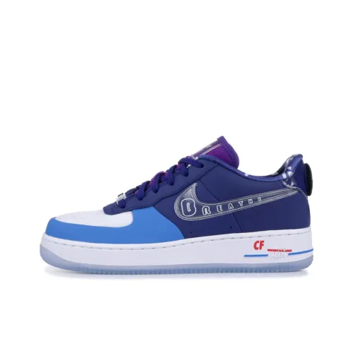 Nike Air FORCE 1 Doernbecher Low Топ Детские Скейтбординги Синий Подростки