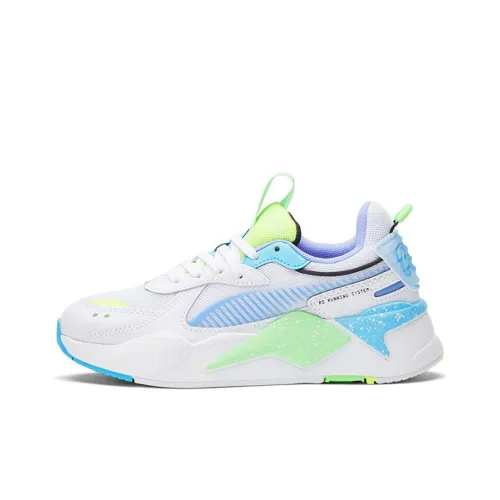 PUMA RS X Airbrush Jr Kids Lifestyle Shoes Белый Синий Подростки