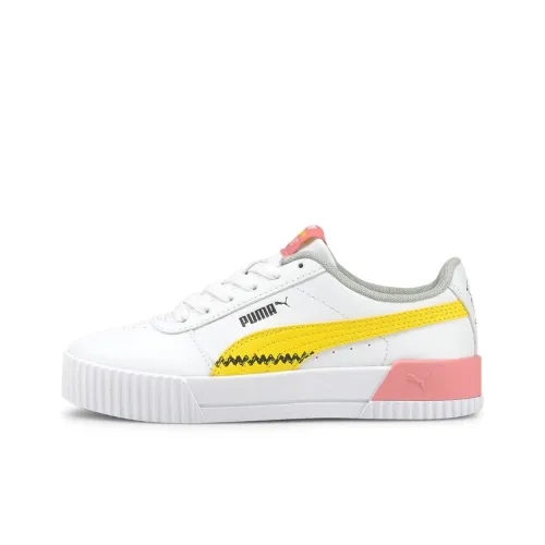 PUMA Carina Series Детские Скейтбординги Низкий Топ Школьный возраст