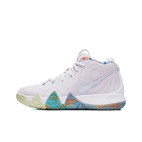 Детская баскетбольная обувь Nike Kyrie 4, модель MID, топ, школьный возраст