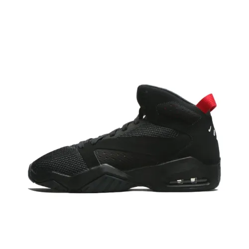 Джордан Lift Off Амортизаторы Shock Slip-Resistant Abrasion-Resistant Высокий Топ Детские Баскетбольные Кроссовки J Черный Красный Подростки