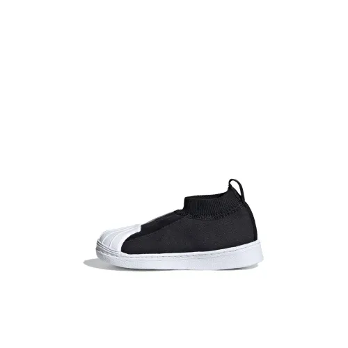 Adidas Originals Superstar Series Легкий MID Топ Обувь для малышей Черный Infant And Toddler