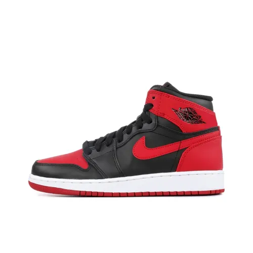 Jordan Air Jordan 1 Детские баскетбольные кроссовки Высокие Топы для школьного возраста