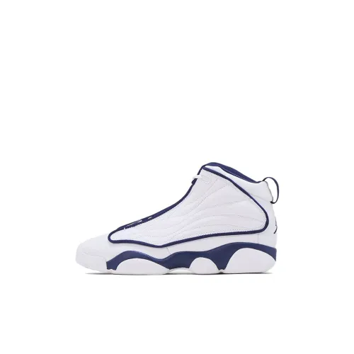 Джордан Pro Strong Амортизация Противоскользящие Устойчивые к истиранию Высокие Баскетбольные Кроссовки