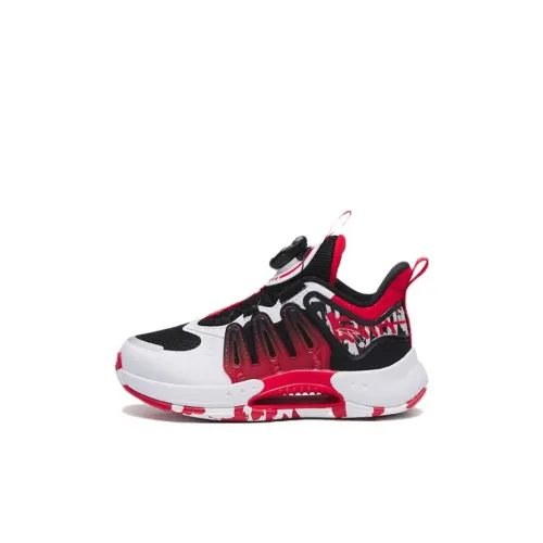 Antakids Green Mania 2,0 MID Топ Детские Баскетбольные Кроссовки Черный Белый Красный Детский Возраст 3-7 Лет