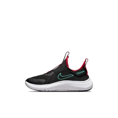 Nike Flex Plus SE Slip-resistant Амортизация Устойчивость к истиранию Низкий топ Детская беговая обувь Черный Красный