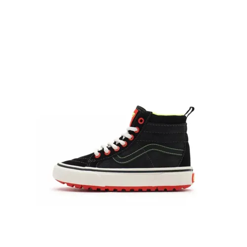 Vans SK8 MTE 1 High Топ Детские Скейтбординги Черный белый для детей 3-7 лет