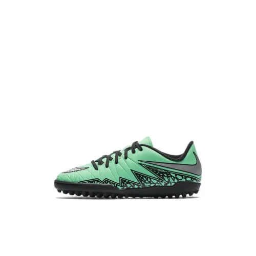 Nike Hypervenom Phelon 2 Jr. TF Противоскользящие Амортизирующие Устойчивые к истиранию Низкие Детские Футбольные Бутсы
