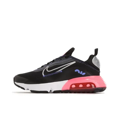 Nike Air Max 2090 Low Топ Детские Беговые Кроссовки Черный Розовый