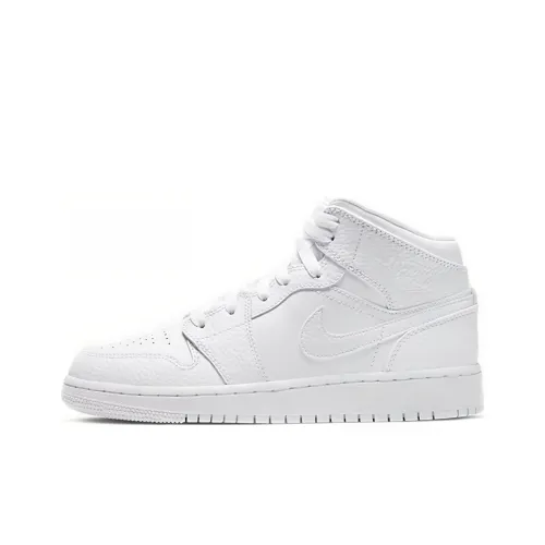 Jordan Air Jordan 1 Детские баскетбольные кроссовки MID Топ Унисекс