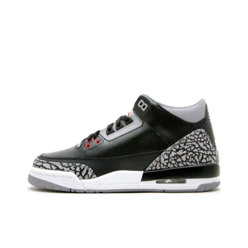 Jordan Air Джордан 3 Детские баскетбольные кроссовки MID Топ Школьный возраст