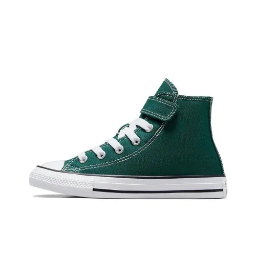 Converse Chuck Taylor All Star Детские кеды High Топ Зеленый Школьный возраст