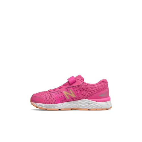 New Balance NB 680 Series V5 Low Топ Детская Беговая Обувь Розовый Фиолетовый Малыш