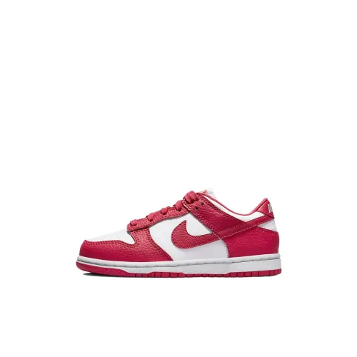 nike Dunk Gypsy Розовый Низкий Топ Детские Скейтбординги Личи-красный Дети Возрастом 3-7 Лет