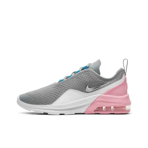 Nike Air Max Motion Легкий Амортизаторы Низкий Топ Детская Беговая Обувь Светлый Дымчатый Серый